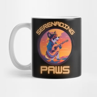 Serenading Dog: "Serenading Paws" Mug